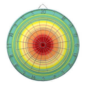 Regenbogenkreise Dartscheibe