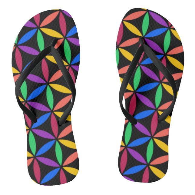 Regenbogenkreise Flip Flops (Fußbett)