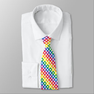 Regenbogenkreise Krawatte