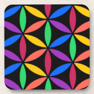Regenbogenkreise Untersetzer