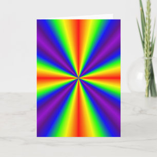 Regenbogenkreuz Karte