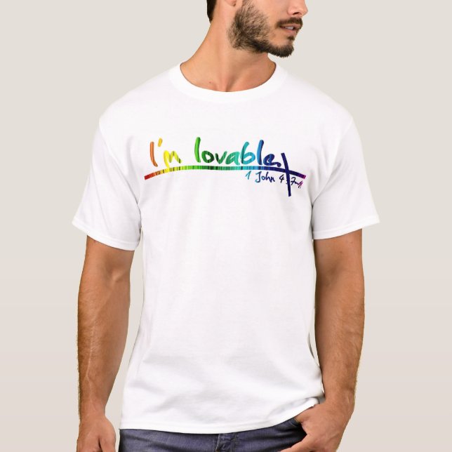 Regenbogenkreuz T-Shirt (Vorderseite)