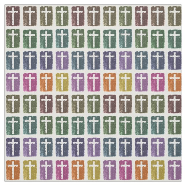 Regenbogenkreuze Stoff (Muster)