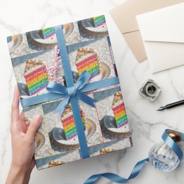 Regenbogenkuchen Geschenkpapier (Schenken)