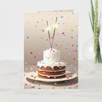 Regenbogenkuchen mit Kiefern