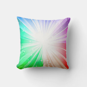 Regenbogenlampen werfen Kissen. Kissen