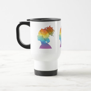 Regenbogenleben, Frau, Freedom Coffee Tasse
