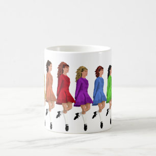 Regenbogenlinie Kaffeetasse