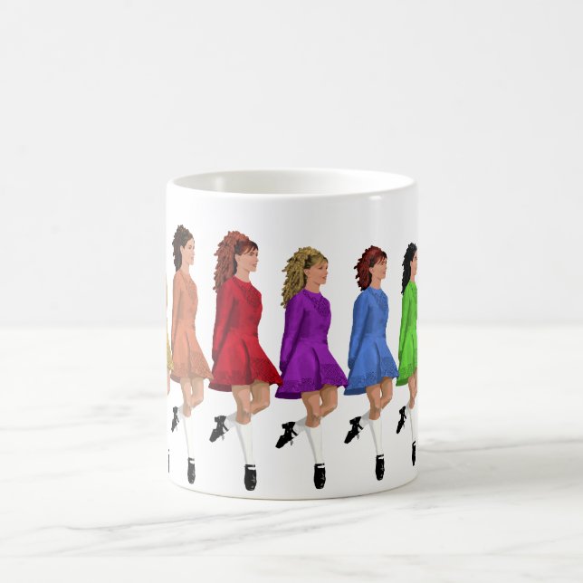 Regenbogenlinie Kaffeetasse (Mittel)