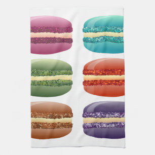 Regenbogenmacarons Handtuch
