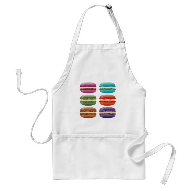 Regenbogenmacarons Schürze (Vorne)