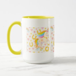 Regenbogenmähnen-Pferde-Kaffeetasse — Cooper & Cod Tasse