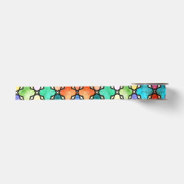 Regenbogenmosaik Satinband