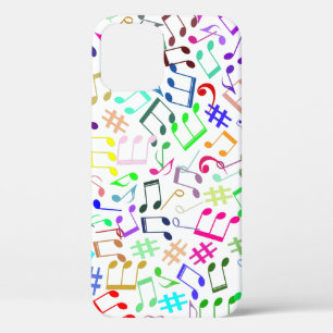 Regenbogenmusiknoten Rockstar Case-Mate iPhone Hülle