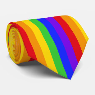 Regenbogenmuster Krawatte