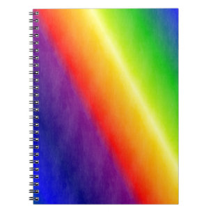 Regenbogenmuster Notizblock