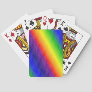 Regenbogenmuster Spielkarten