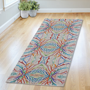 Regenbogenmuster Yogamatte