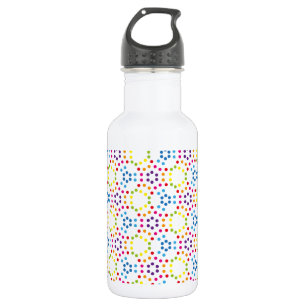 Regenbogenmusterpolka Trinkflasche