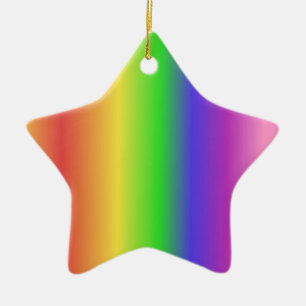 Regenbogenneigung Keramikornament