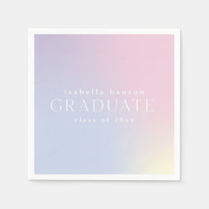 Regenbogenombre trendy Abschluss Napkins Serviette