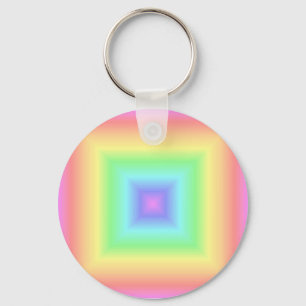 Regenbogenpastete Schlüsselanhänger