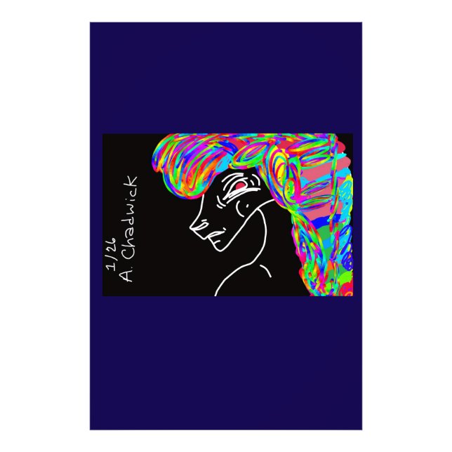 Regenbogenpferd Fotodruck (Vorne)