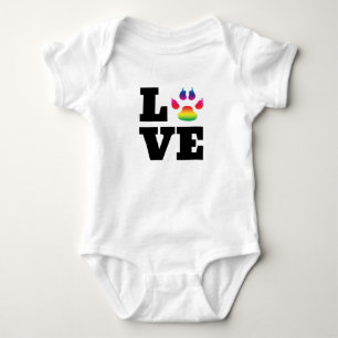 Regenbogenpflaster Baby Strampler