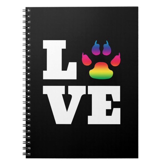 Regenbogenpflaster Notizblock (Vorderseite)