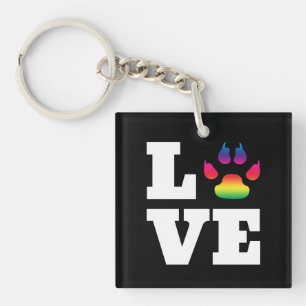 Regenbogenpflaster Schlüsselanhänger