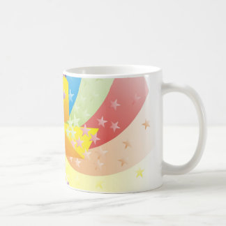 Regenbogenpinwheel-Tasse Kaffeetasse