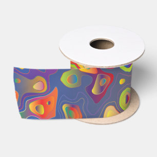 Regenbogenpresse Wassertropfen Band Satinband