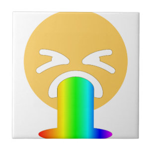 Regenbogenpuppe Emoji Fliese