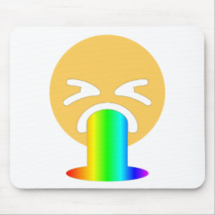 Regenbogenpuppe Emoji Mousepad
