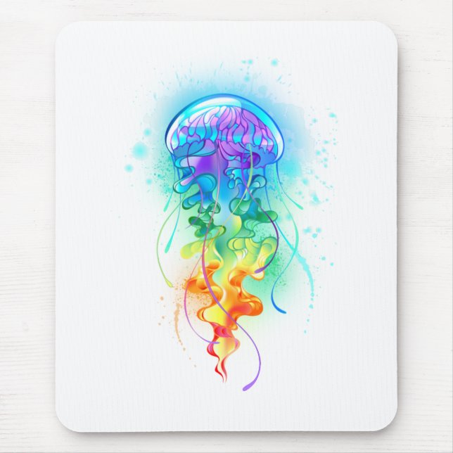 Regenbogenqualle Mousepad (Vorne)