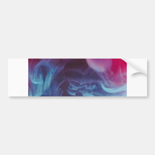 Regenbogenrauch Autoaufkleber (Vorne)