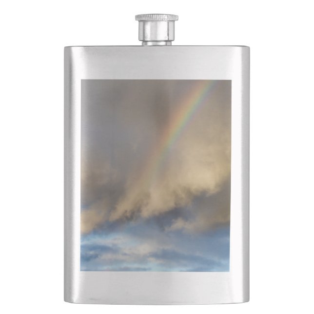 Regenbogenrebellion Flachmann (Vorderseite)