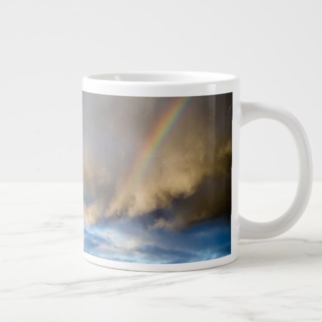 Regenbogenrebellion Jumbo-Tasse (Rechts)