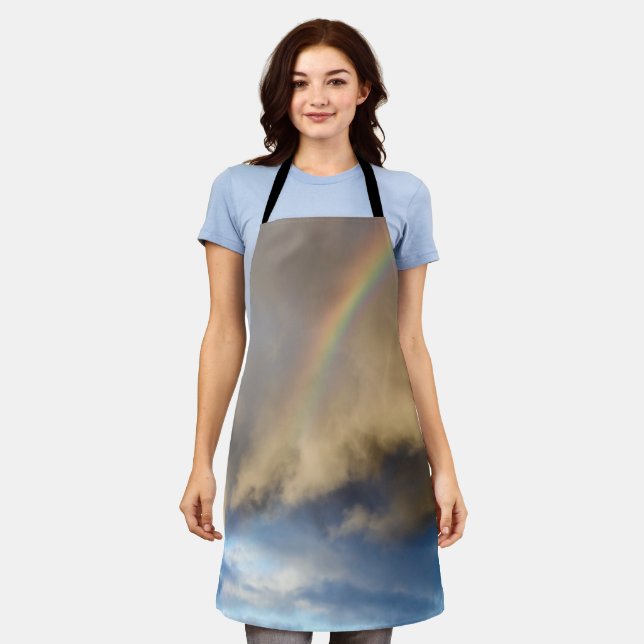 Regenbogenrebellion Schürze (Getragen)