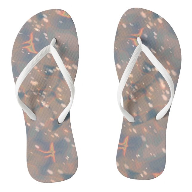 Regenbogenreflexion Flip Flops (Fußbett)
