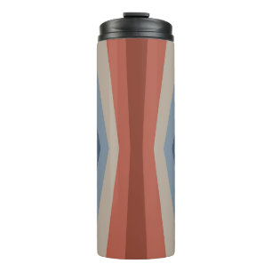 Regenbogenreflexion im Retro-Stil Thermosbecher