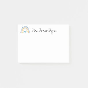 Regenbogenrente Post-it Klebezettel