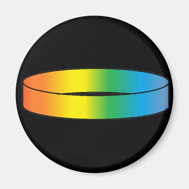 Regenbogenring Magnet (Vorne)