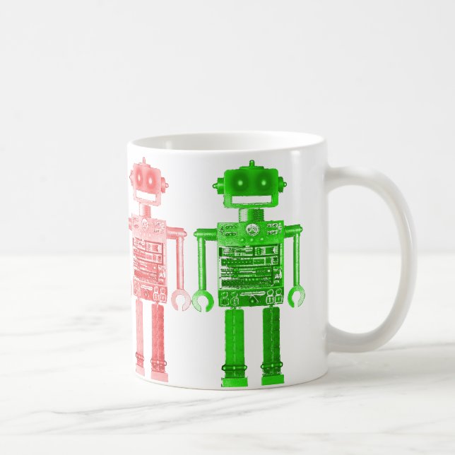 Regenbogenroboter muh kaffeetasse (Rechts)
