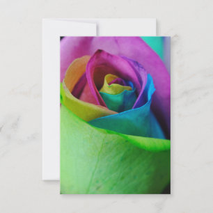 Regenbogenrose 5 einladung