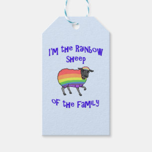 Regenbogenschaf der Familie Geschenkanhänger