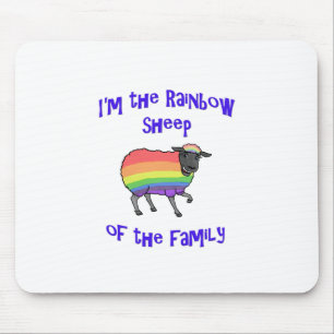 Regenbogenschaf der Familie Mousepad