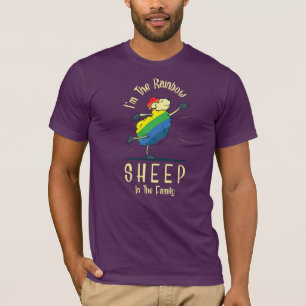 Regenbogenschaf des Gay Pride LGBT T-Shirt