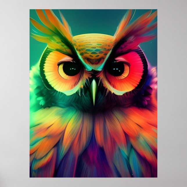 Regenbogenschale Poster (Vorne)