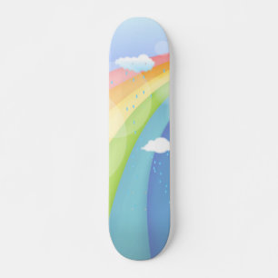 Regenbogenschauer Skateboard